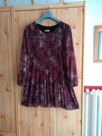 JURK  helemaal  geplooid, Kleding | Dames, Jurken, Bruin, Verzenden, Nieuw, Knielengte