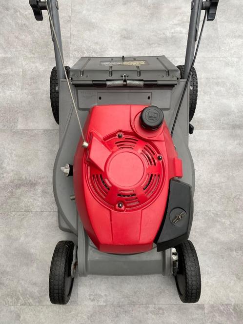 Grasmaaier  Honda benzine HRB423, Tuin en Terras, Grasmaaiers, Gebruikt, Benzine-grasmaaier, 40 t/m 49 cm, Cirkelmaaier, Opvangbak