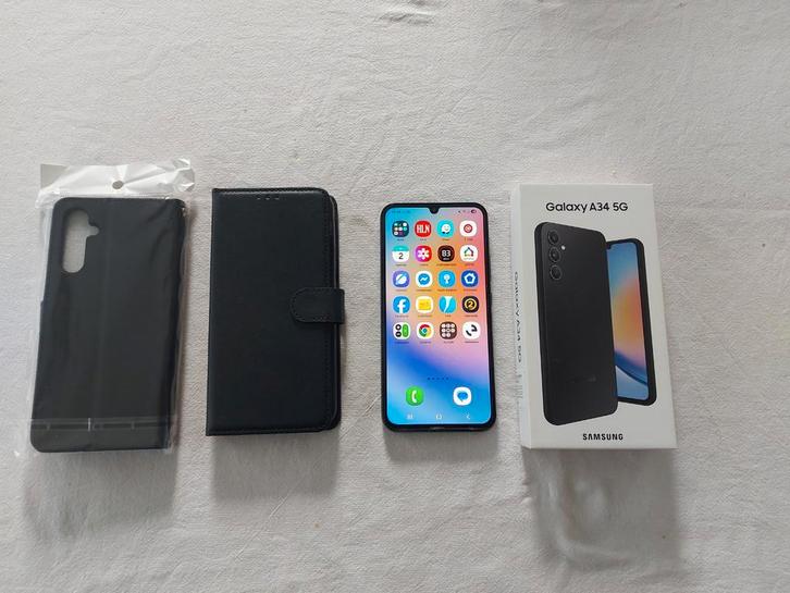 Samsung A34 5G, Telecommunicatie, Mobiele telefoons | Toebehoren en Onderdelen, Zo goed als nieuw, Samsung, Ophalen of Verzenden