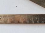1 x 19de eeuwse kabouter meters - Sheffield + koper, Antiek en Kunst, Antiek | Gereedschap en Instrumenten, Ophalen of Verzenden