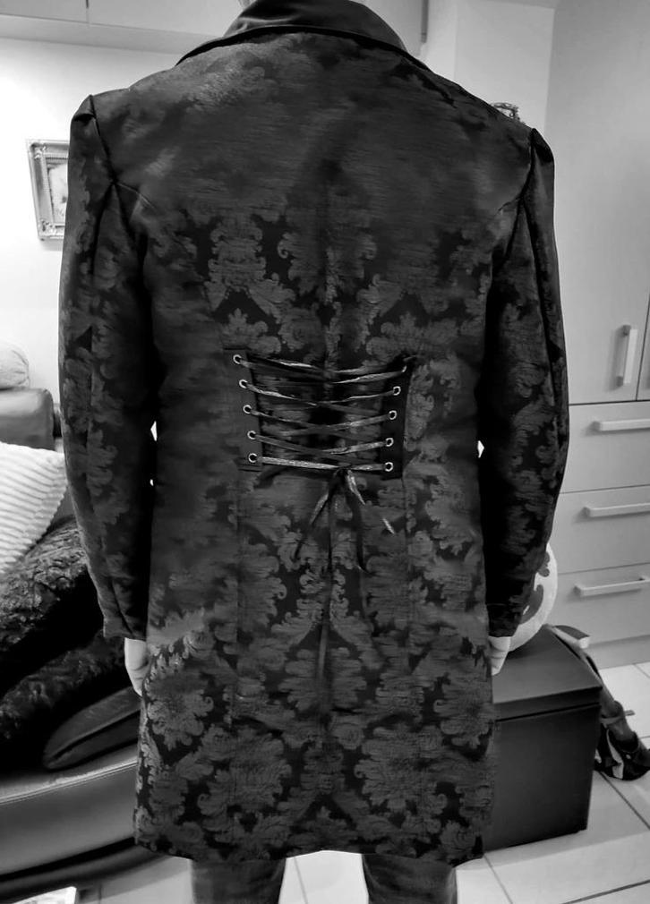 Cosplay- Gothic mannenvest & Gilet, Kleding | Heren, Kostuums en vesten, Nieuw, Maat 48/50 (M), Zwart, Ophalen of Verzenden