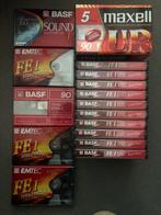 Maxell, Basf,.. cassettes (20 pièces), Comme neuf, Enlèvement ou Envoi