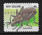 New Zealand - Afgestempeld - Lot nr. 553 - Flax Weevil, Postzegels en Munten, Postzegels | Oceanië, Verzenden, Gestempeld