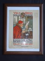 1905 affiche expo GRUUTHUUSE Brugge Flor Van Acker art ancie, Ophalen of Verzenden