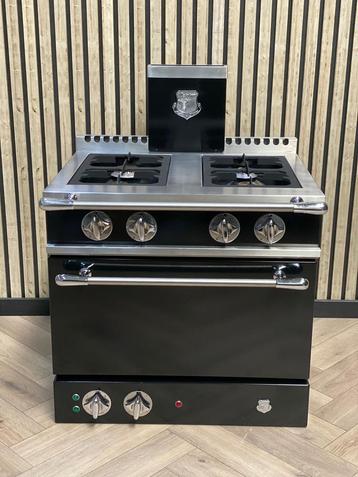 Uniek Frans Fornuis Delaubrac Lyon 4 pits Gas + Grote Oven beschikbaar voor biedingen