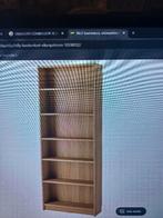 bruine houten grenen open  legboekenkast, Ophalen, Met plank(en), Hout grenen, 50 tot 100 cm