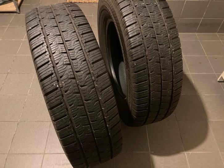 2 Continental Vanco 225/75 16 C All Seasons, zonder velgen, Auto-onderdelen, Banden en Velgen, Band(en), All Season, 16 inch, 225 mm