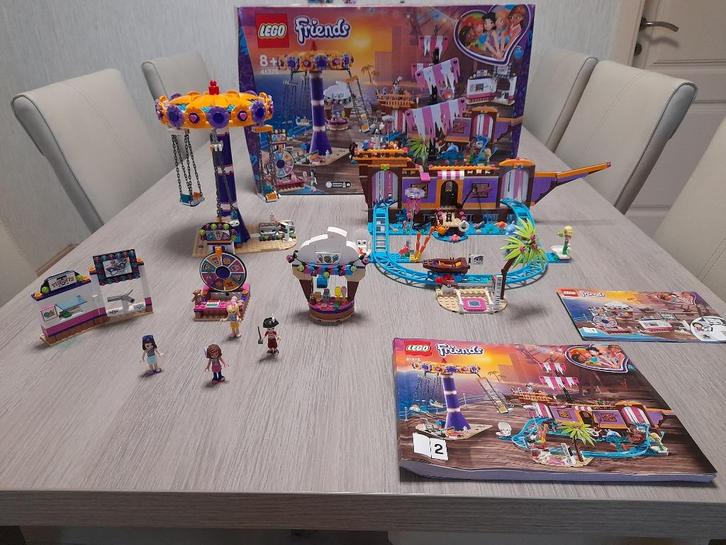 LEGO Friends  Kermisattracties - 41375, Kinderen en Baby's, Speelgoed | Duplo en Lego, Zo goed als nieuw, Lego, Complete set, Ophalen of Verzenden