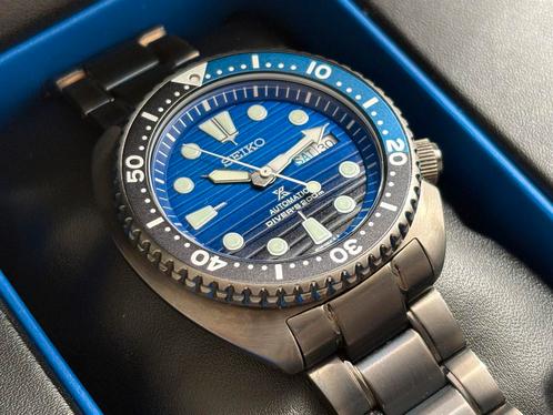 Seiko Prospex Turtle Save The Ocean Nieuw 3 jaar garantie, Handtassen en Accessoires, Horloges | Heren, Nieuw, Polshorloge, Seiko
