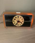 Vintage Philips klok/wekker (W-Germany) jaren 70, Elektronische apparatuur, Wekkers, Analoog, Gebruikt, Ophalen