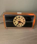Vintage Philips klok/wekker (W-Germany) jaren 70, Analoog, Gebruikt, Ophalen