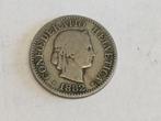 Suisse 10 raps 1882, Timbres & Monnaies, Monnaies & Billets de banque | Collections, Enlèvement ou Envoi