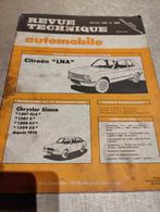 RTA Citroen lna /chysler simca 1307/8/9, Enlèvement ou Envoi