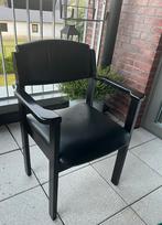 Zwarte stoelen met armleuningen, Ophalen, Gebruikt, Zwart, Vijf, Zes of meer stoelen