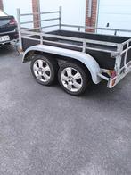 Remorque deux essieux 200x125 cm, Comme neuf