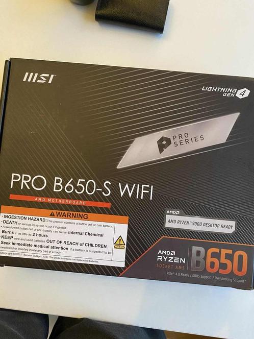 AM5 R7 7700 + MSI B650, Computers en Software, Processors, Gebruikt, 8-core, 4 Ghz of meer, Ophalen