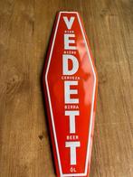 Mooie ijzeren plaat van Vedett, Ophalen, Gebruikt, Reclamebord