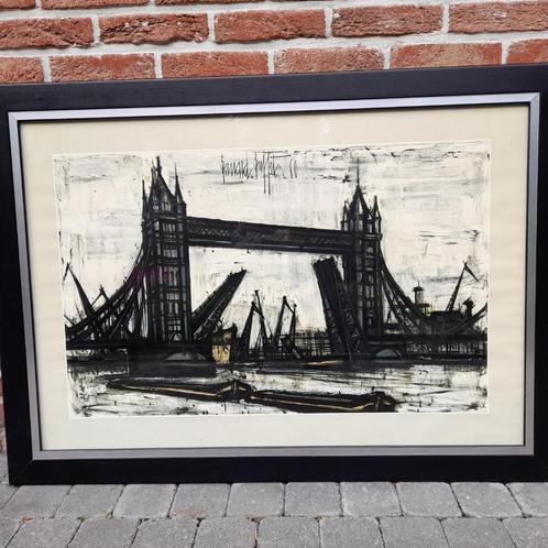 Lithografie Tower Bridge Bernard Buffet, Antiek en Kunst, Kunst | Schilderijen | Modern, Ophalen