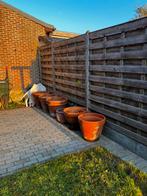Terracotta bloempotten, Tuin en Terras, Bloempotten, Ophalen, Terracotta