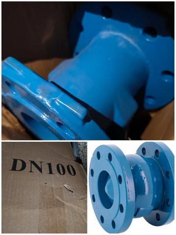 ✓ Set 3 x DN100 PN16 ? AFSLUITER ? KLEP ? in GIETIJZER ? beschikbaar voor biedingen