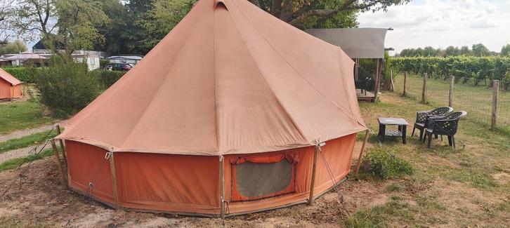 Bell tent autentic major bell 5.2, Caravans en Kamperen, Tenten, Gebruikt, Ophalen