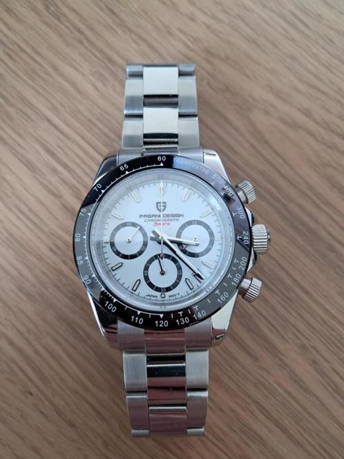 Montre Pagani Design, Handtassen en Accessoires, Horloges | Heren, Zo goed als nieuw, Polshorloge, Overige merken, Staal, Staal