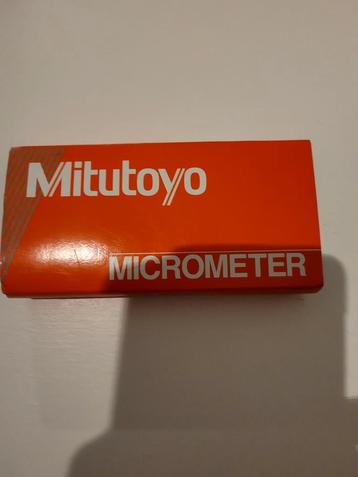 Mitutoyo External Micrometer Range 0 mm 25 mm 102-301, Envoi, Comme neuf