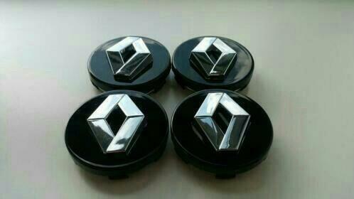 4 x 57 mm of 60 mm Renault velgen center caps / naafdoppen, Auto diversen, Wieldoppen, Nieuw, Ophalen of Verzenden