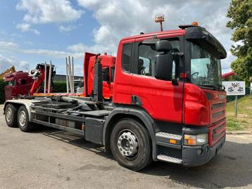 Scania P380 6x4 HOOKLIFT HIAB 25T - 6100mm - A/C - CAMERA -  beschikbaar voor biedingen