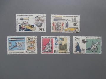 Postzegels Tjecho-Slowakije 1970 Artillerie