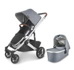 UPPAbaby Cruz V2 Gregory + reiswieg — uitstekende staat, Kinderen en Baby's, Ophalen, Kinderwagen, Overige merken, Verstelbare duwstang