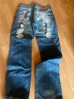 Prachtige jeans borduursel, Kleding | Heren, Spijkerbroeken en Jeans, Ophalen of Verzenden, Zo goed als nieuw