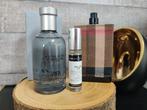 3 parfums voor mannen - Burberry, Zara, Perfume Parlour, Comme neuf, Envoi