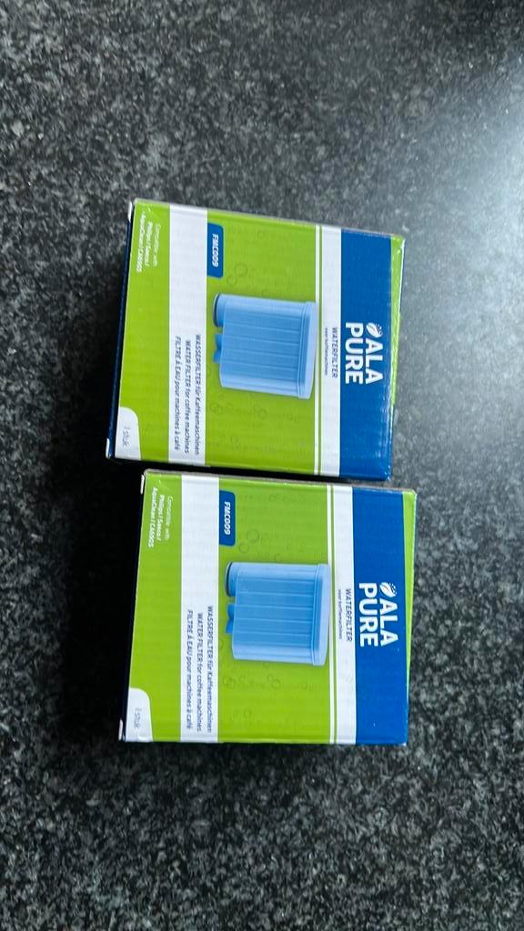 Waterfilters voor koffiemachine 2 stuks nieuw, Huis en Inrichting, Keuken | Keukenbenodigdheden, Nieuw, Ophalen