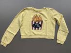 Sweater geel friet H&M 146-152, H&m, Meisje, Trui of Vest, Ophalen of Verzenden
