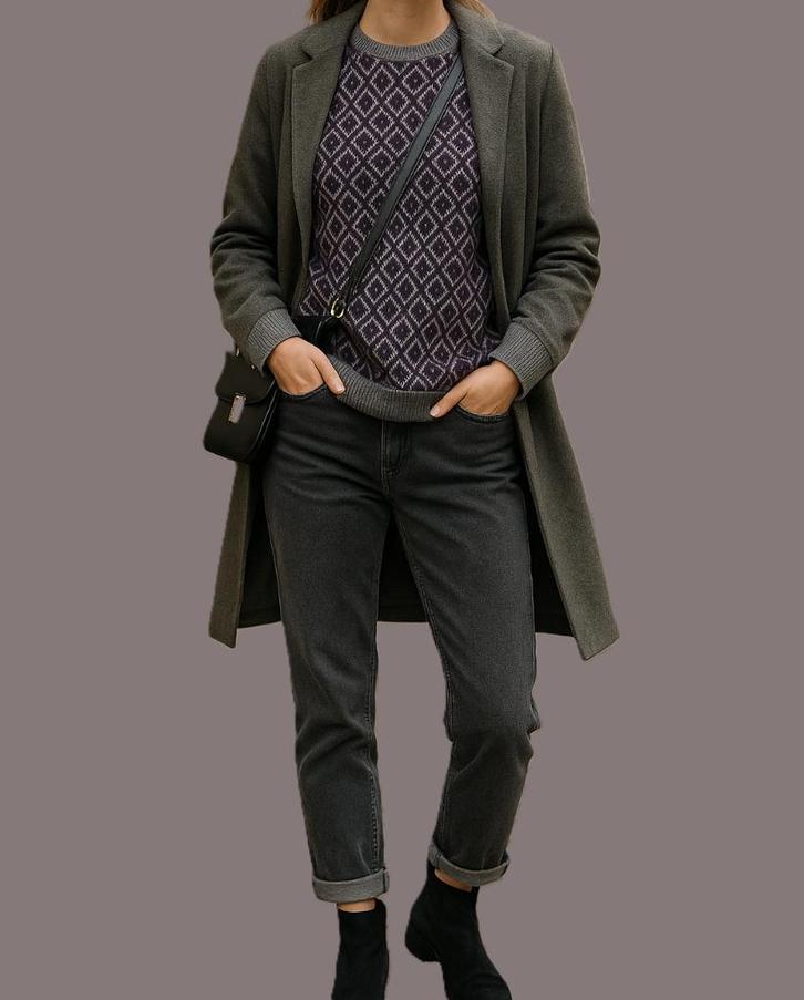 Essentiel Antwerp trui in katoen & kasjmier maat 36/38, Kleding | Dames, Truien en Vesten, Gedragen, Maat 38/40 (M), Grijs, Ophalen of Verzenden