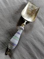 Koolschop messing en porcelein, Antiek en Kunst, Ophalen of Verzenden