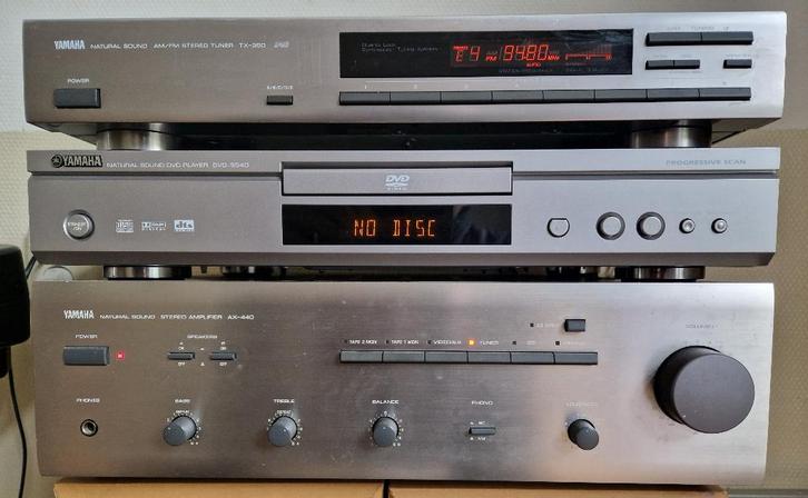 Kit stéréo Yamaha, TV, Hi-fi & Vidéo, Chaîne Hi-fi, Lecteur CD, Lecteur DVD, Tuner ou Radio, Composants en vrac, Enlèvement