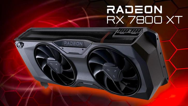 Radeon RX7800XT FoundersEdition, Computers en Software, Videokaarten, Zo goed als nieuw, AMD, PCI-Express 4.0, GDDR6, HDMI, DisplayPort