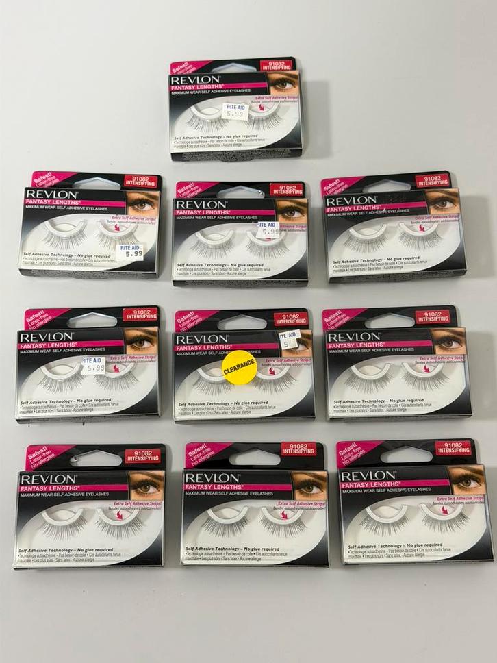 Partij 10X nepwimpers REVLON FANTASY 91082 Intensify wimpers, Handtassen en Accessoires, Uiterlijk | Cosmetica en Make-up, Nieuw