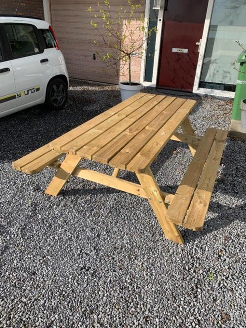 Picknicktafels - Gloednieuw - Snel Geleverd, Tuin en Terras, Picknicktafels, Nieuw, Rechthoekig, Hout, Inklapbaar, Ophalen of Verzenden