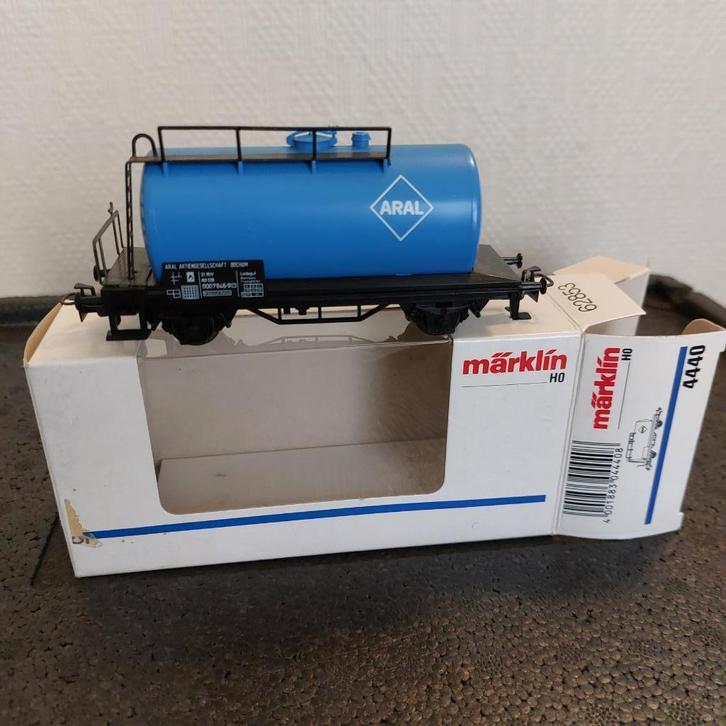 4440 MARKLIN HO - Ketelwagen ARAL OVP (C1200901), Hobby en Vrije tijd, Modeltreinen | H0, Nieuw, Wagon, Wisselstroom, Märklin