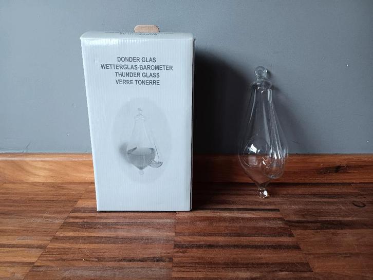 2x Donderglas, Audio, Tv en Foto, Weerstations en Barometers, Zo goed als nieuw, Weerstation, Ophalen of Verzenden