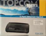 Commutateur Ethernet Topcom 5 ports, Enlèvement ou Envoi, Neuf