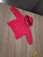 Babeurre roze gilet met kap - 68, Kinderen en Baby's, Babeurre, Ophalen of Verzenden, Zo goed als nieuw, Truitje of Vestje