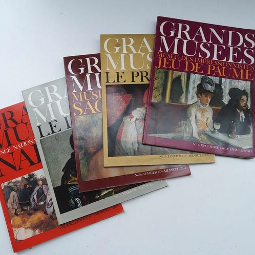 Le Monde des Grands Musées.(1960-70). 5 exemplaren., Boeken, Film, Tv en Media, Zo goed als nieuw, Ophalen of Verzenden