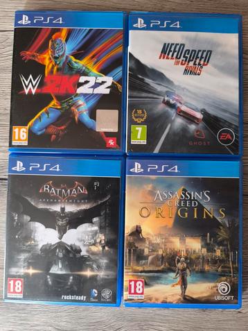 PlayStation 4-spellen  beschikbaar voor biedingen
