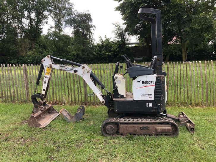 Bobcat e10 BJ 2015 met slechts 1250 uur, Zakelijke goederen, Machines en Bouw | Kranen en Graafmachines, Graafmachine, Ophalen of Verzenden