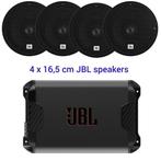 JBL Concert A704 versterker met 4 x 16,5 cm JBL speakers, Auto diversen, Autospeakers, Ophalen of Verzenden