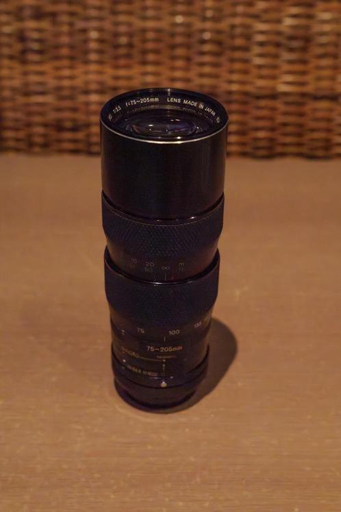 Soligor Zoom 75-205 mm 1:3.5 f/3.5 Canon FD-vatting, Audio, Tv en Foto, Fotocamera's Analoog, Zo goed als nieuw, Spiegelreflex